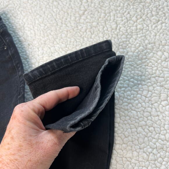 Crown and Ivey Skinny Black Jeans 10 R - Picture 2 of 8